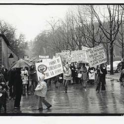 [Manifestation à Liège en soutien à Willy Peers, notamment en présence du Front de libération de la femme]