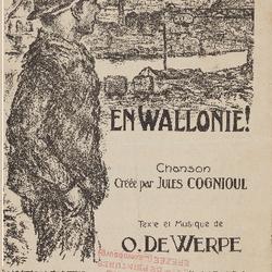 En Wallonie ! : chanson créée par Jules Cognioul