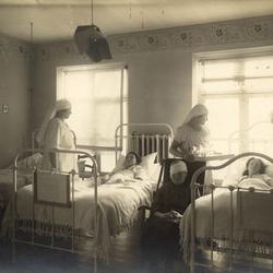 Clinique Joseph Wauters : chambre des malades