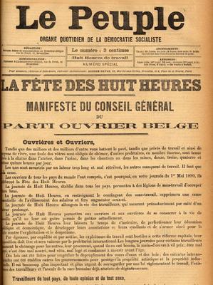 Le Peuple : organe quotidien de la démocratie socialiste