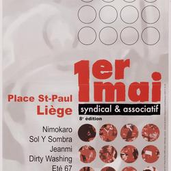 1er mai syndical & association : 8e édition : Place St-Paul, Liège