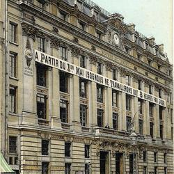Paris - La Bourse du travail - À partir du 1er Mai 1906 nous ne travaillerons que 8 heures par jour