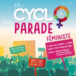 Rejoignez-nous le 8 mars à la cyclo-parade féministe