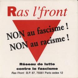 NON au fascisme ! NON au racisme ! 