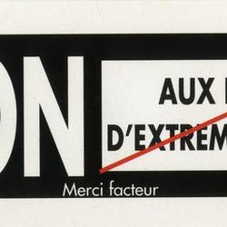 Non aux idées d'extrême droite