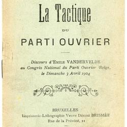 La tactique du Parti ouvrier : pour la bataille de mai 1904