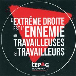 L'extrême droite est l'ennemie des travailleuses & travailleurs