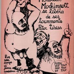 La Vénerie présente : "Comment Monsieur Mockinpott se libéra de ses tourments" de Peter Weiss : par une équipe de jeunes comédiens de l'IAD