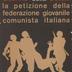 Sottoscrivete per il disarmo della polizia la petizione della Federazione giovanile communista italiana